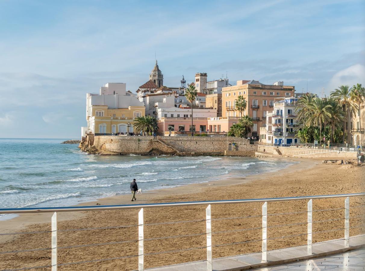Sant Sebastia Moderno Apartamento A 100 Metros De La Playa Sitges Buitenkant foto